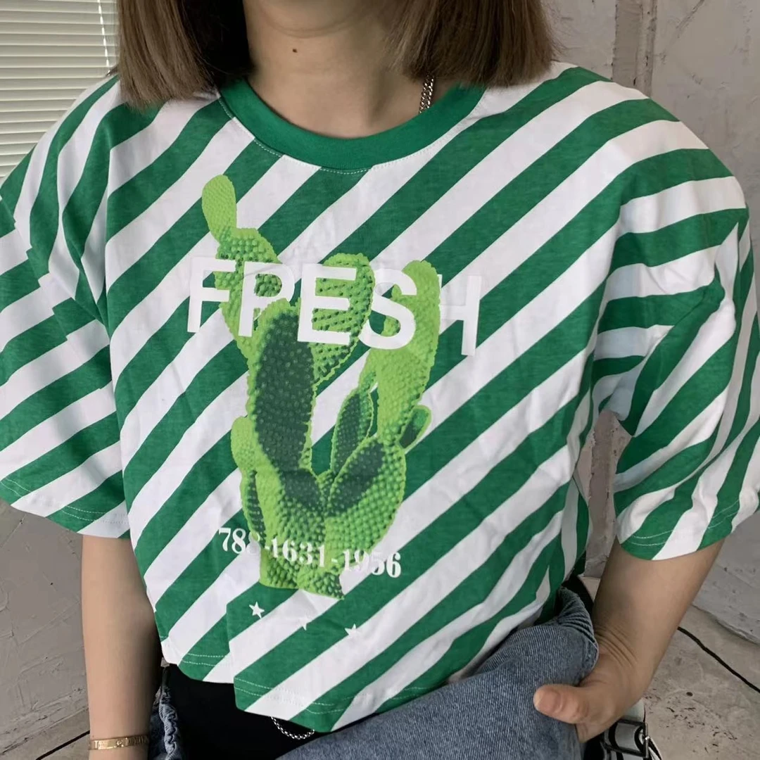 infobyfive夏季新款宽松女式小衫MS0625A M051-M100