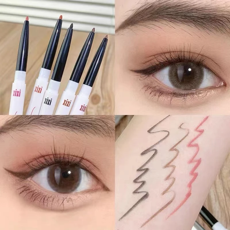 xixi9.8 两支xixi防水眼线胶笔彩色不易晕染女新手持久眼线液膏