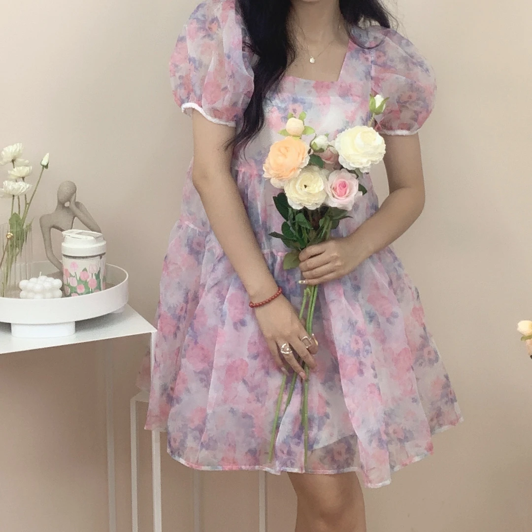 花兜家  粉红恋爱泡泡裙