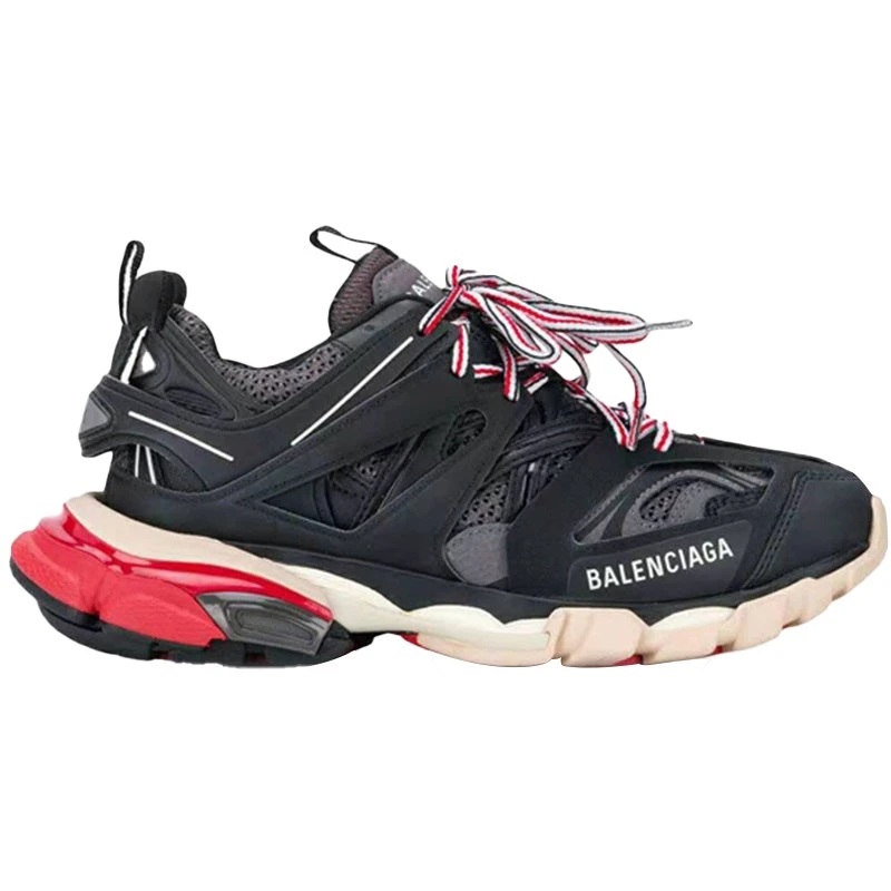 全新未使用 Balenciaga/巴黎世家 黑红色老爹鞋39码 542023W1GB6