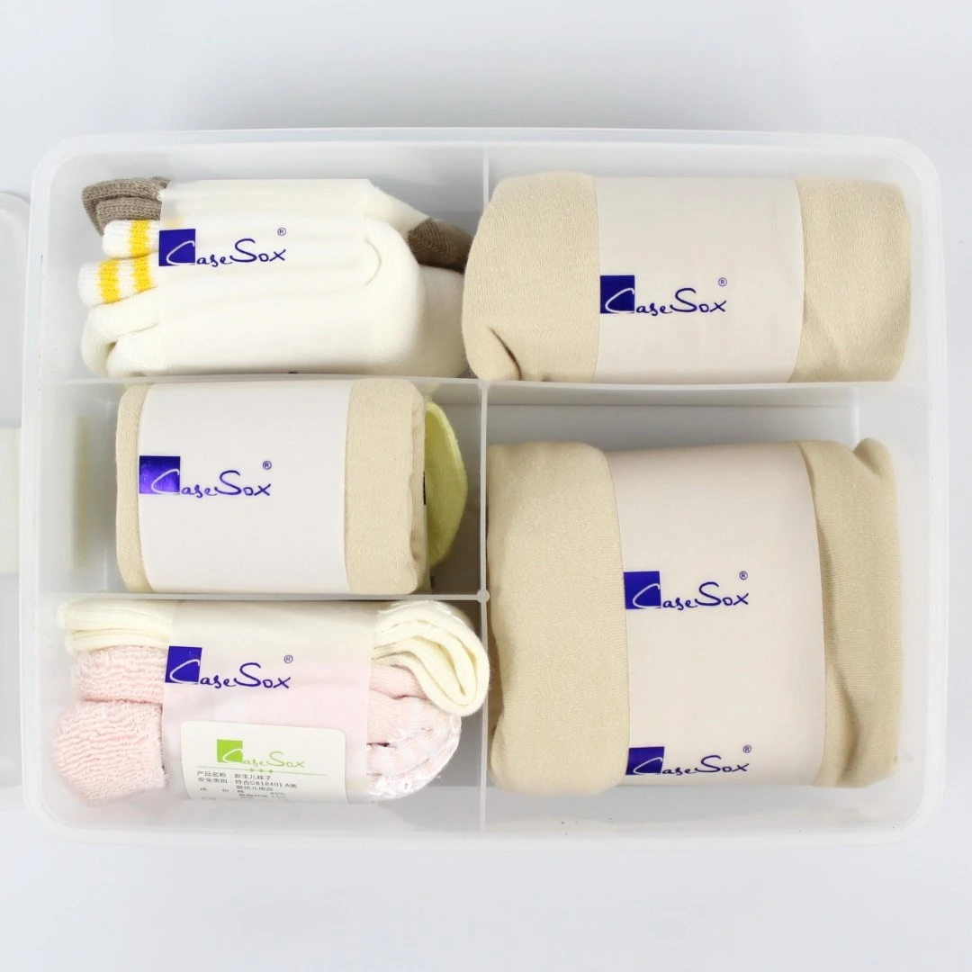 CaseSox/和袜新生儿(0-12个月)礼盒装（8件装）环保染色,不含偶氮