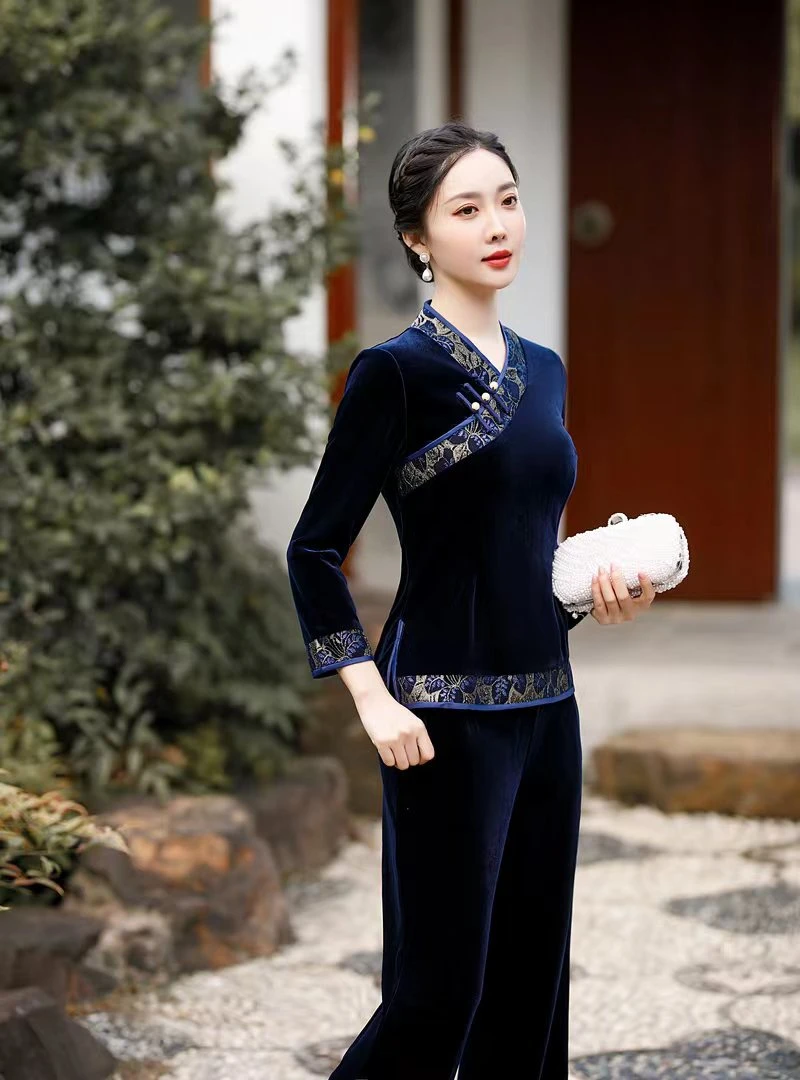 格格-改良旗袍套装