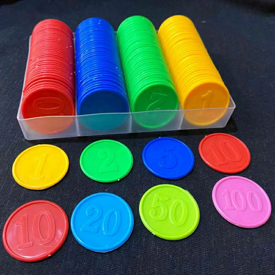 筹码币德州扑克麻将馆棋牌室专用积分兑换麻将筹码卡片牌奖励代币