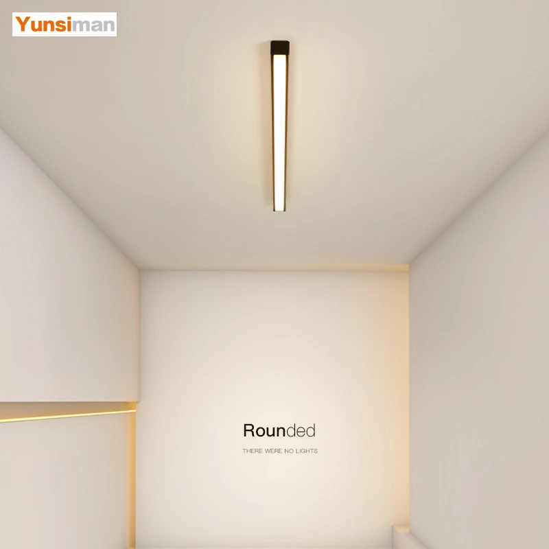 简约现代吸顶灯led长条无主灯长方形客厅灯主卧室灯过道阳台灯具