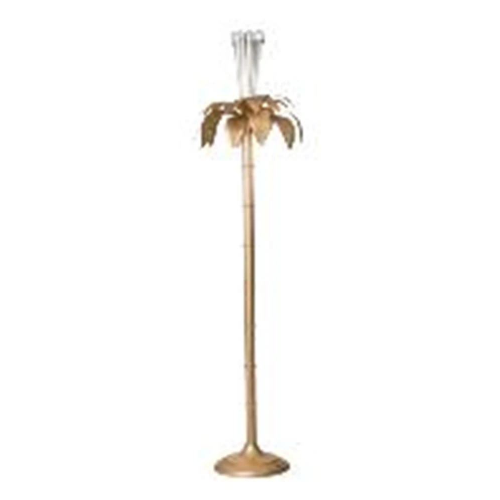 【奇居专属】金色芭蕉叶水晶落地灯卧室个性立式灯具#44429金色