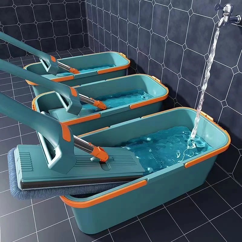 【品质保证】2024新款免手洗拖把挤水懒人拖地神器家用墩布地拖布