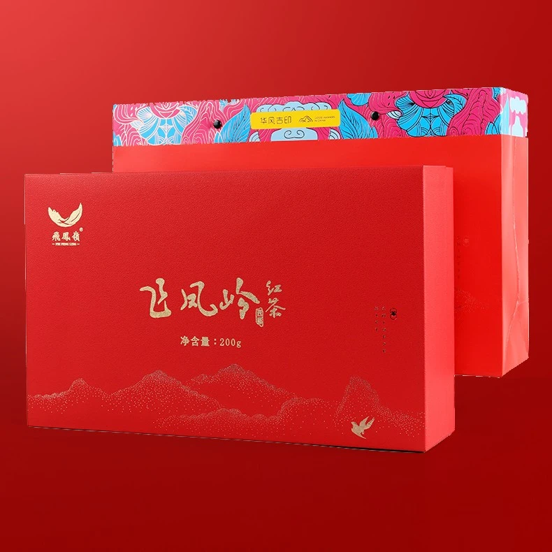 飞凤岭红茶陕西特产汉中红茶铁盒装红茶2021新茶