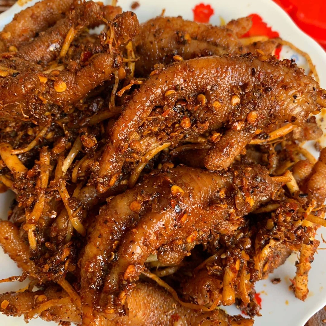 鸡脚啊秀姐佤味鸡脚500克1000克麻辣鸡爪云南普洱产西盟下饭菜