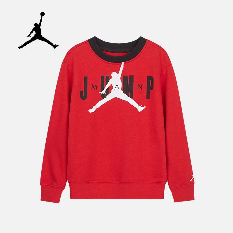 【ROOKIE旗舰】Air Jordan男女童春季圆领套头休闲卫衣JDB-FW-7038
