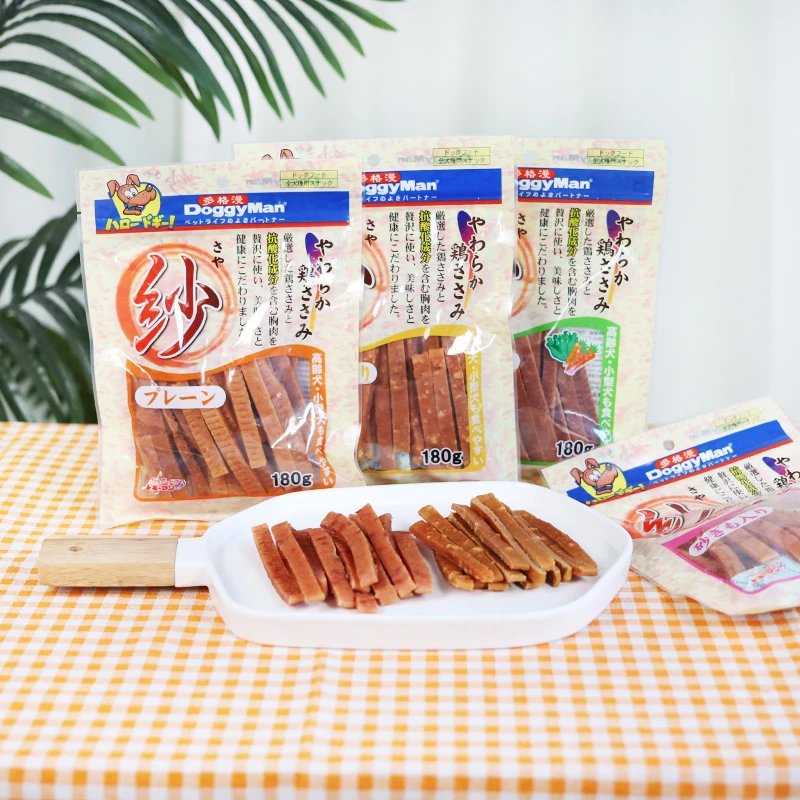 多格漫鸡肉条鸡胸肉狗狗零食小型犬泰迪狗训练奖励宠物食品原味