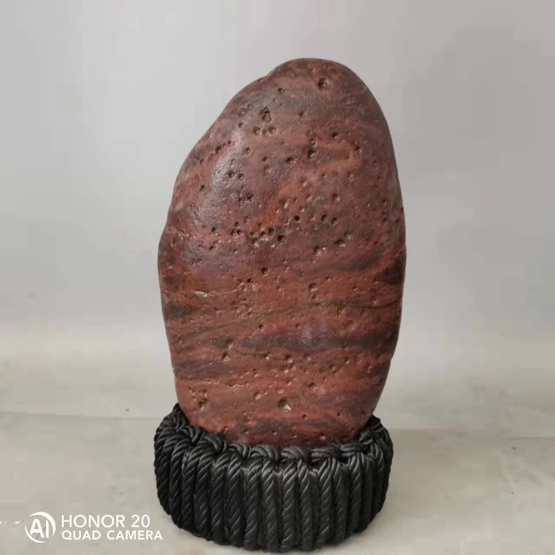 天然长江石摆件，图片经供参考