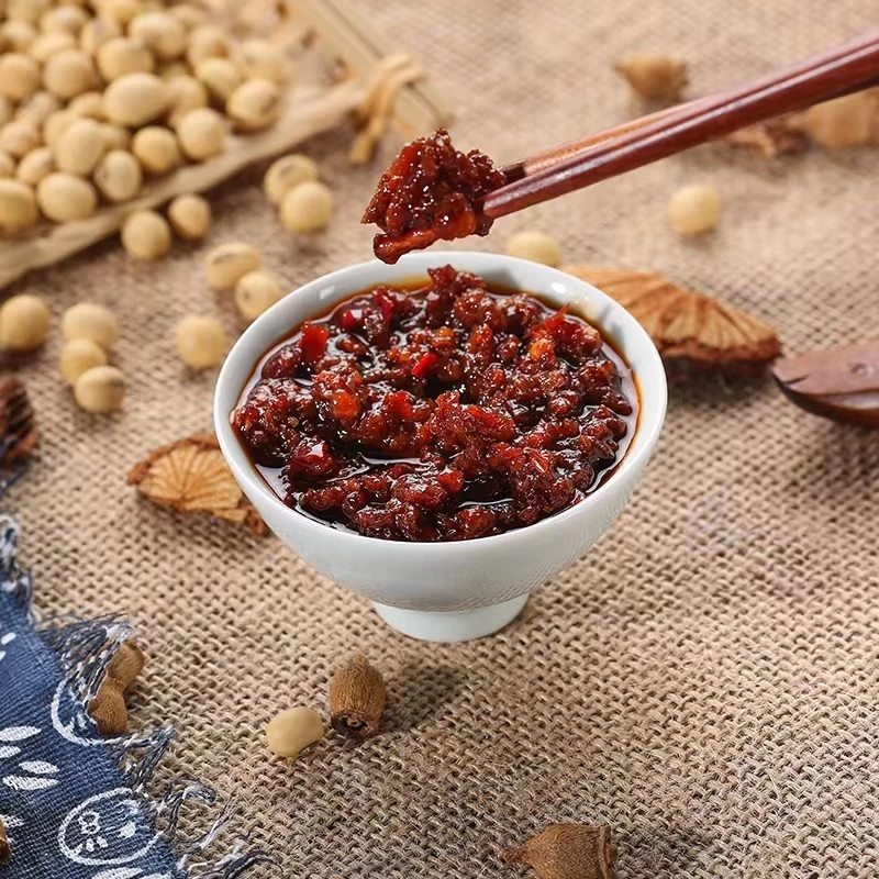 荆裕优选2瓶黄豆牛肉酱220g/瓶下饭伴侣调味佳品