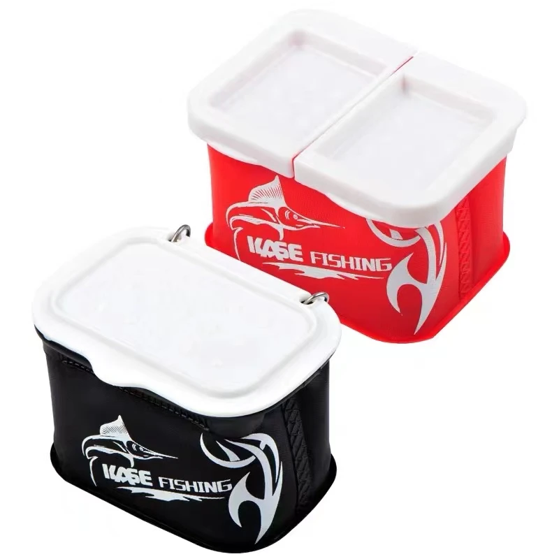 KASE凯思饵盒虫盒南极虾盒沙蚕蚯蚓饵料盒海钓矶钓渔具配件收纳盒