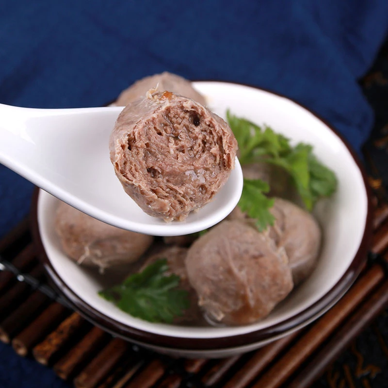 正宗潮汕牛肉丸手打牛筋丸汕头麻辣烫特产关东煮火锅烧烤食材半斤