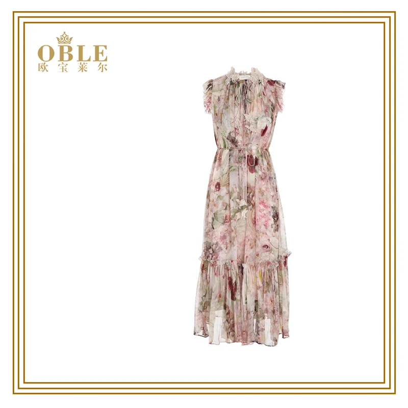 【欧宝莱尔】OBLE   欧宝莱尔 新款 真丝连衣裙502-8032