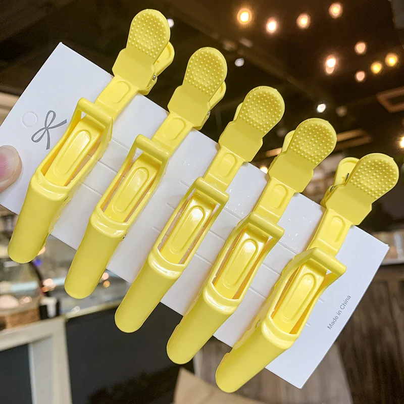 【5个分区夹】彩色鳄鱼夹无痕美发夹子刘海夹头饰碎发分区夹发饰