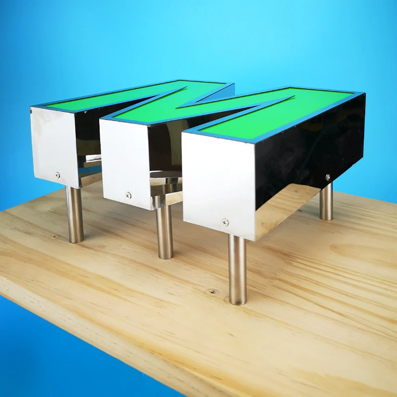 1621不锈钢发光字安装套筒铝无边字螺杆丝杆高脚撑脚pvc预埋螺母