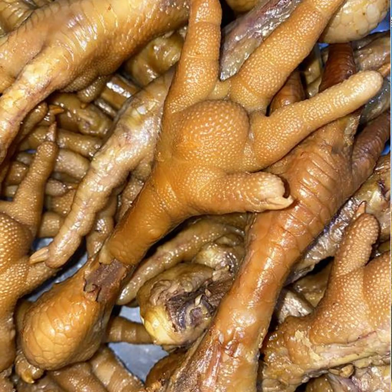 代购哈尔滨商委熏酱鸡爪子散装 500克