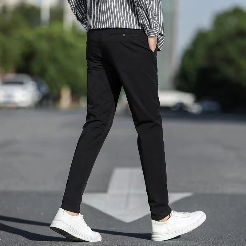 男款商务西装裤休闲时尚长裤夏季款男士轻奢裤子韩版修身显瘦高裤