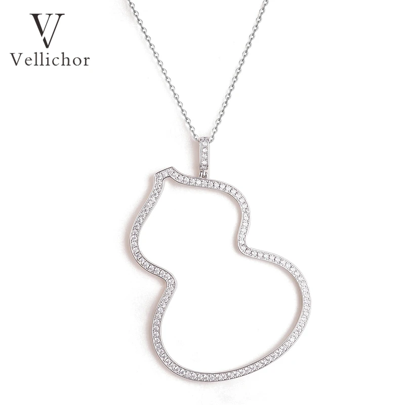 VELLICHOR 铜合金项链 吉祥葫芦长款毛衣链