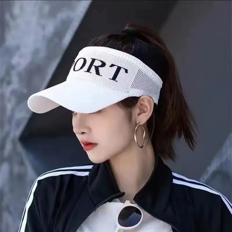 夏季女款防晒空顶鸭舌帽户外运动网红跑步遮阳运动户外休闲太阳帽