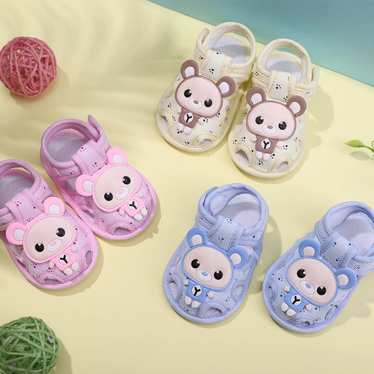 夏季男女宝宝步前凉鞋新生婴幼儿软底魔术贴步前凉鞋步前鞋宝宝鞋
