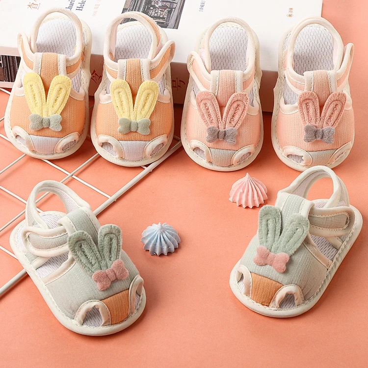 男女宝宝软底学步凉鞋0-1岁新生婴幼儿防滑舒适步前学行婴儿鞋