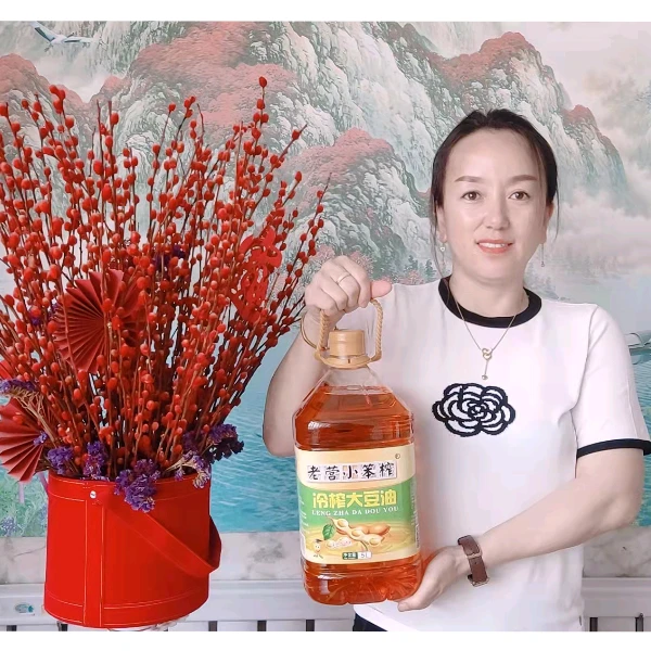 老营小笨榨大豆油5升/桶 假一赔十