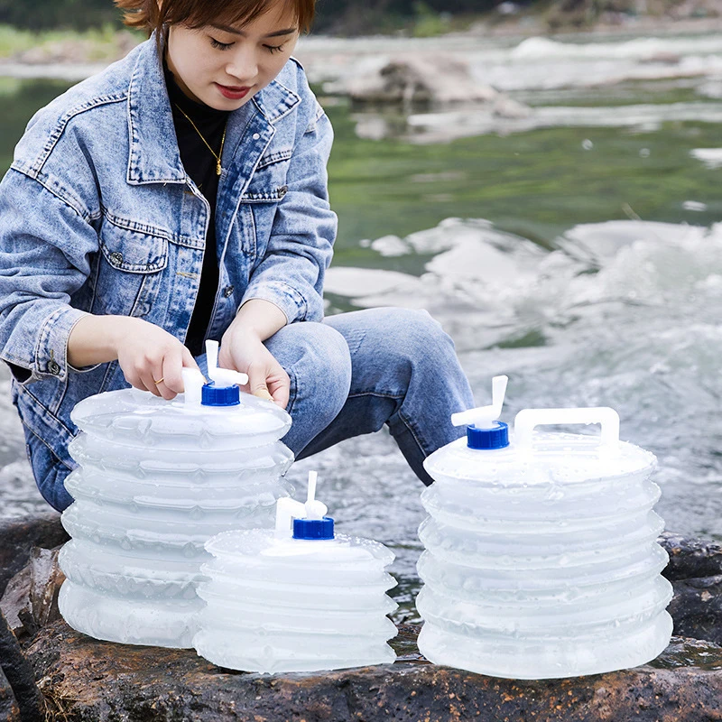 折叠水桶储水桶户外饮用水桶便携式折叠纯净水装水桶