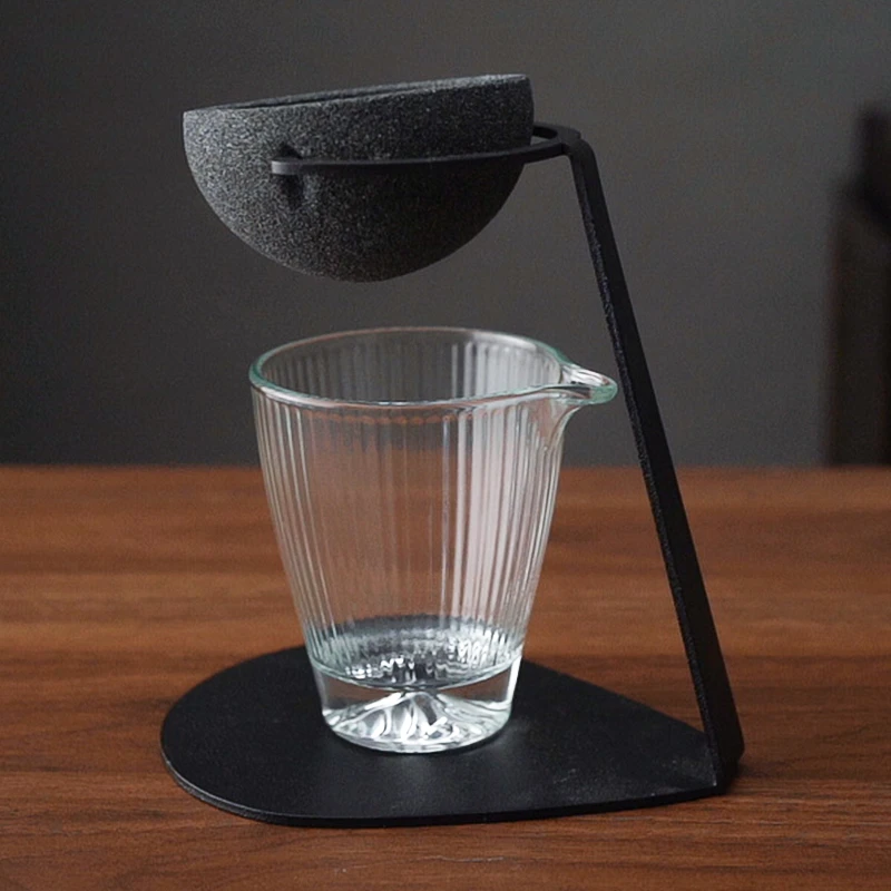臻品堂 无孔茶滤创意茶滤器氧化铝矿石陶瓷过滤器功夫茶具配件