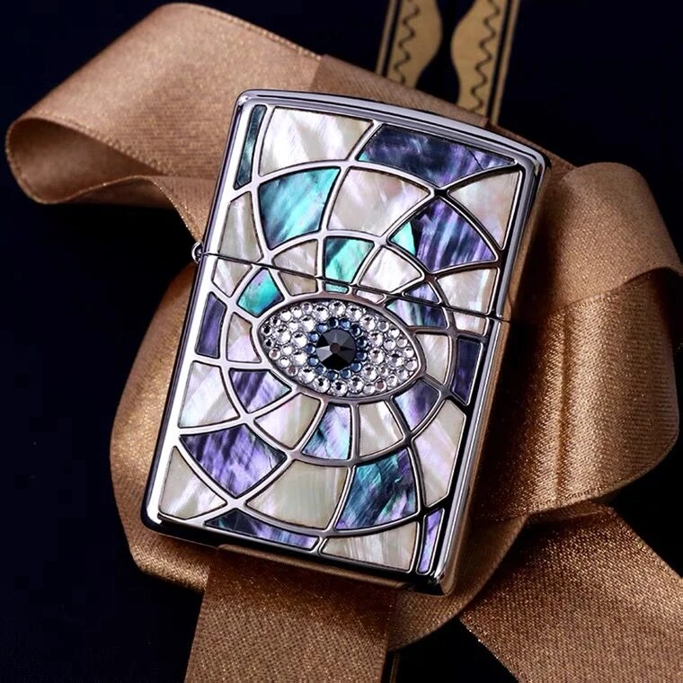ZIPPO/之宝打火机/太仓版-ZCBCE-72施华洛世奇水晶-眼中人TCJ1