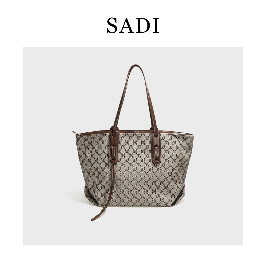 SADI/萨迪印花包菱格托特包SDS30108