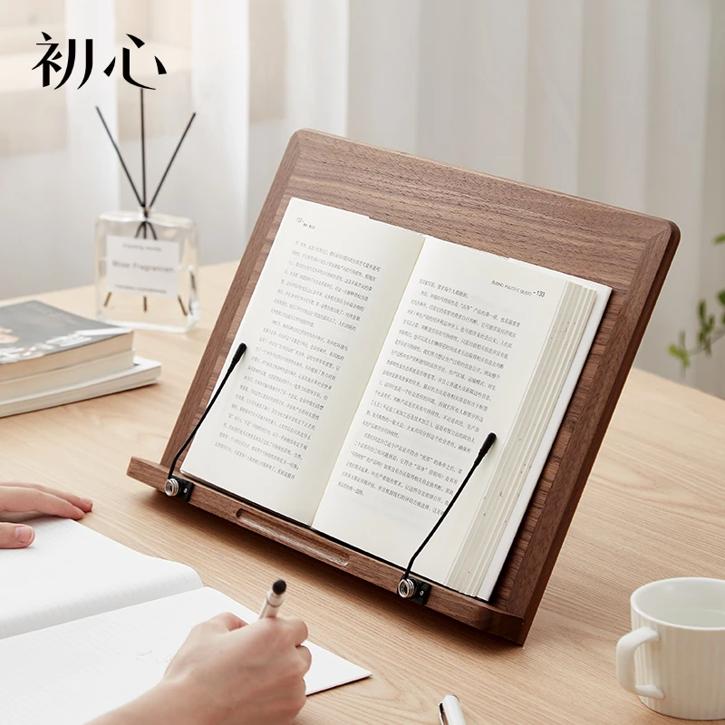 儿童阅读架木质成人木质书本支架多功能学生用读书架平板支架立架