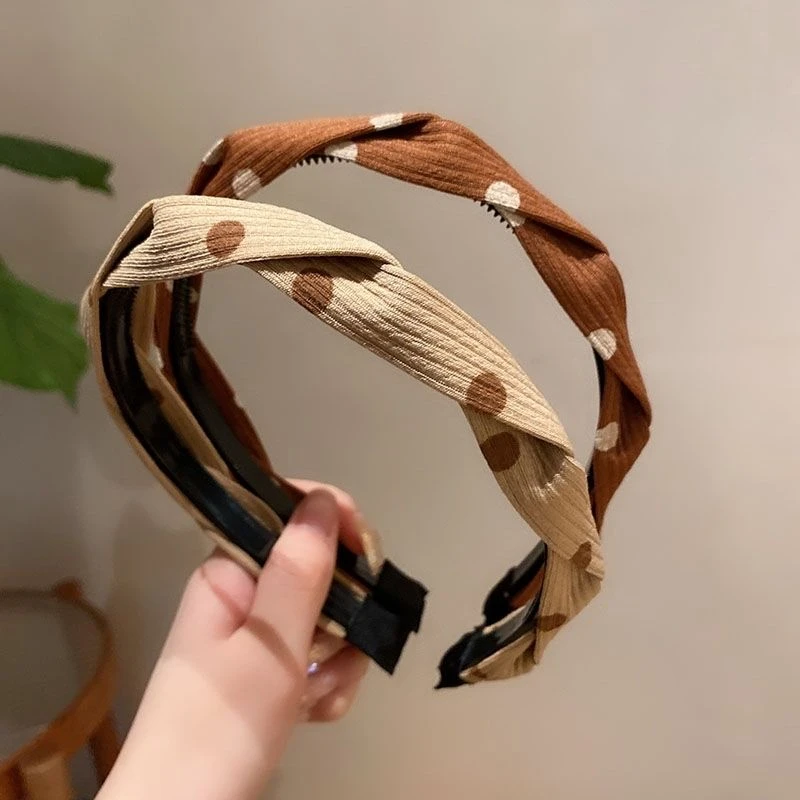 布艺发饰 高颅顶发箍女头箍压发卡发捆头饰网红新款头饰百搭外出