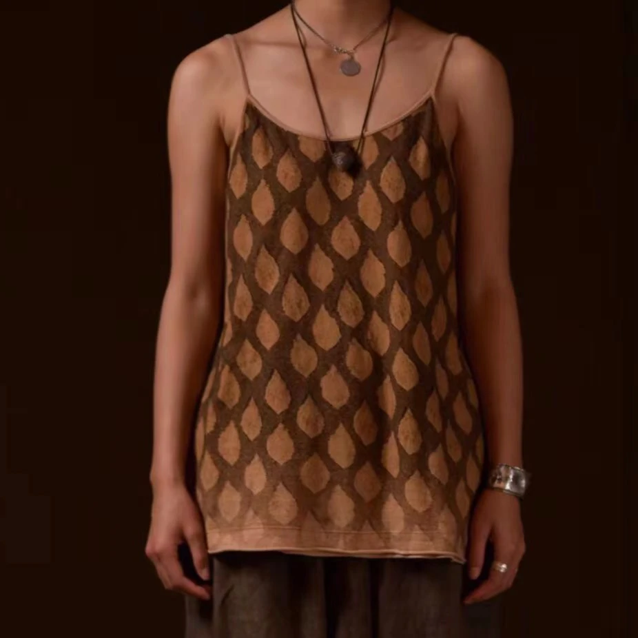 左岸迷香  落叶  吊带  4026