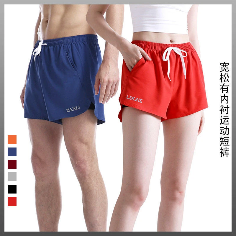 【男女款】ZAXU运动宽松弹力三分裤速干薄款跑步裤健身大码短裤夏季