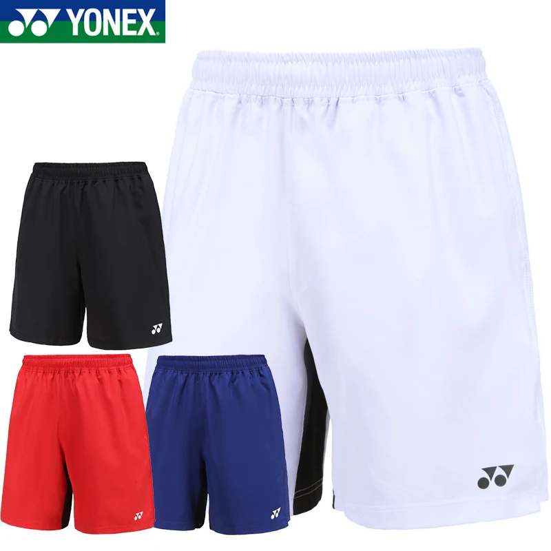 尤尼克斯新品YONEX羽毛球服男女下装速干运动短裤120042BCR宽松