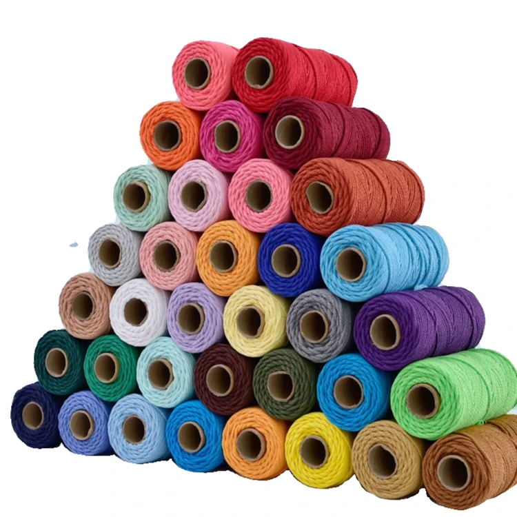 （主播推荐）彩色棉绳4mm手工编织diy颜色齐全多种优质