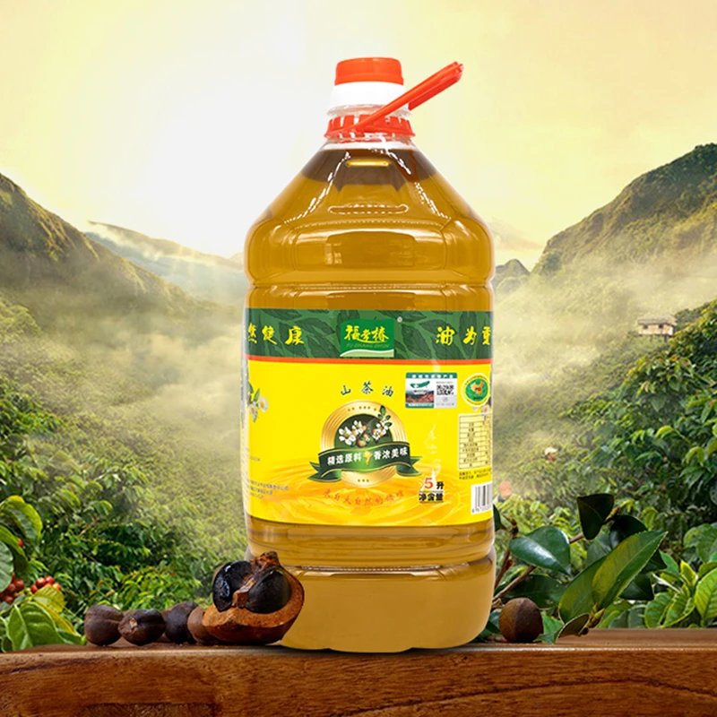 FU CHANG CHUN/福常椿物理冷榨清香健康烹饪山茶油5L/提
