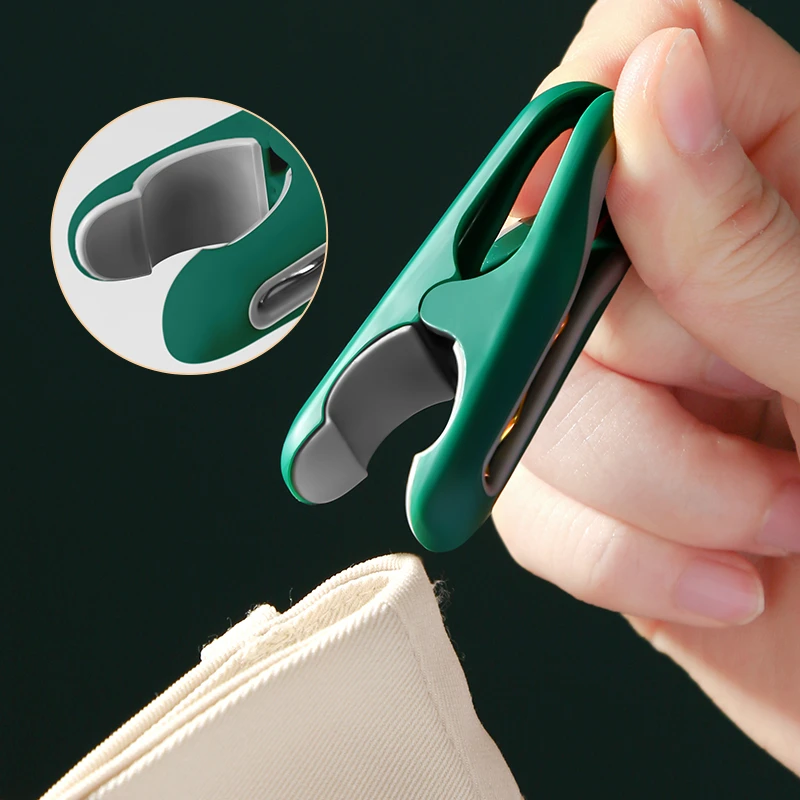 【文丽】夹子无痕晾衣夹固定衣架晒衣服塑料防风的晾晒家用小被子