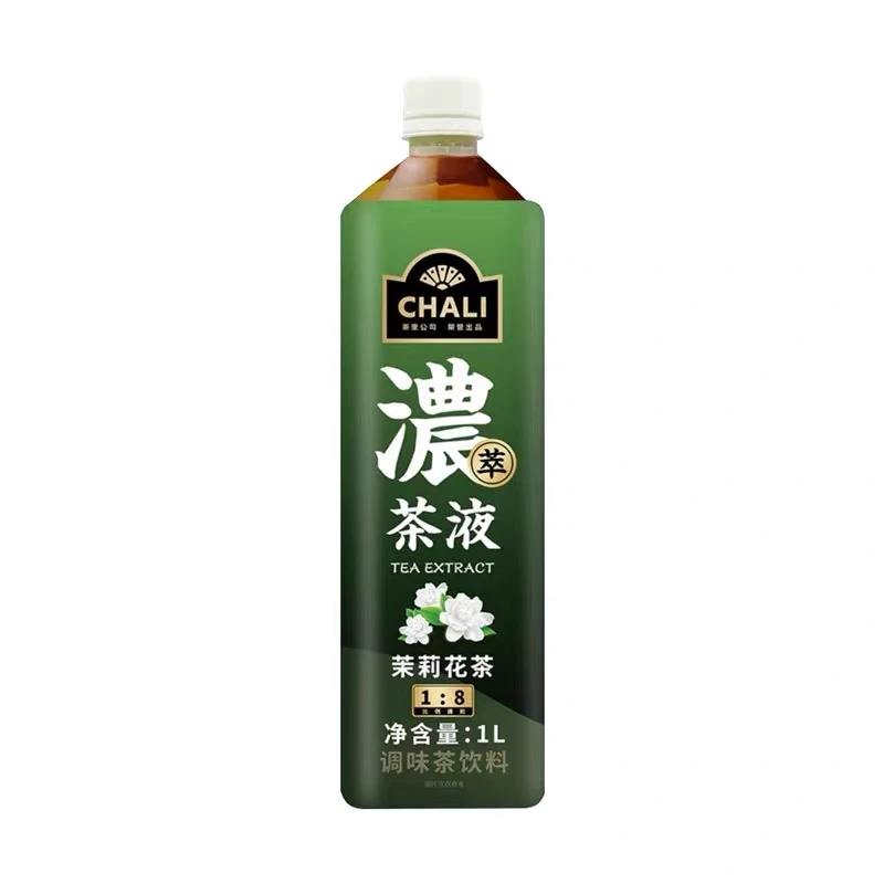CHALI茶里茉莉花茶饮料1L/瓶装清凉解腻自制奶茶调味