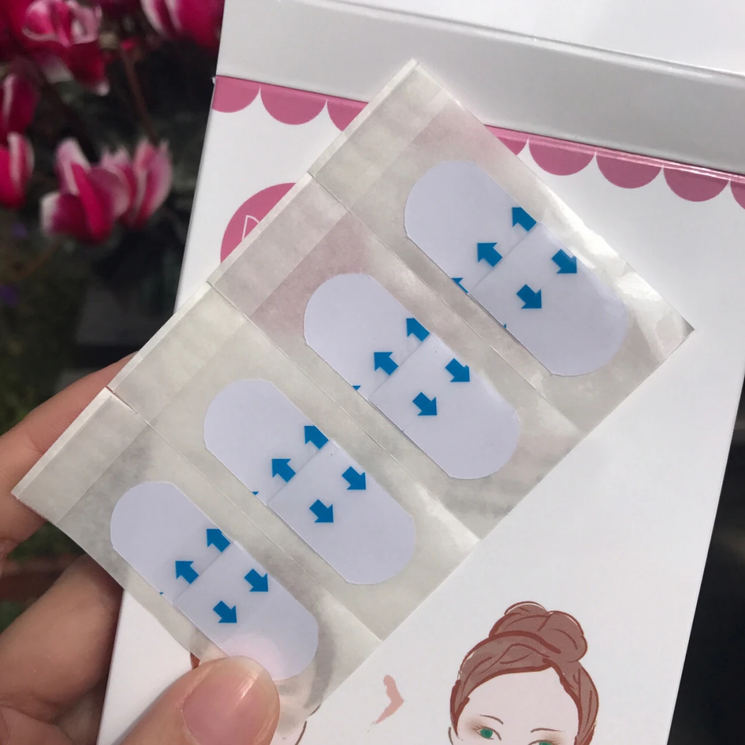 【六年与六月】v脸贴面部提拉贴化妆小脸贴隐形脸部胶带提拉面部