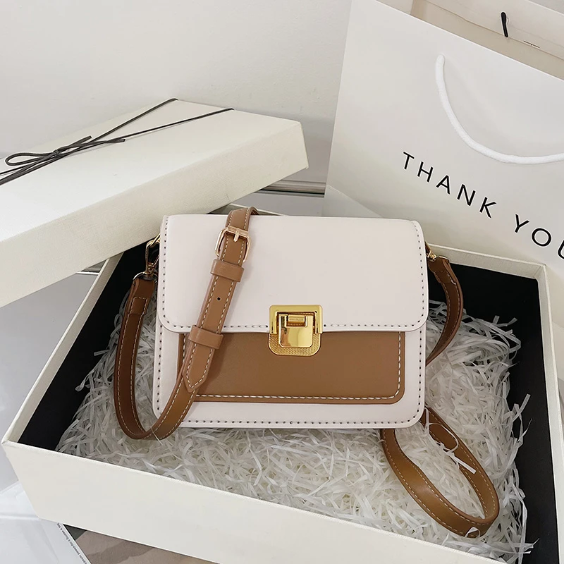 新款撞色手工编织包diy单肩斜挎材料包自制撞色小方包送女友七夕