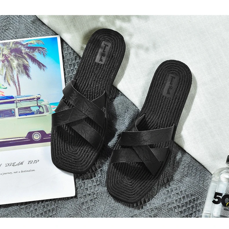 Found Ruth舒适度假时尚轻奢仿麻拖鞋