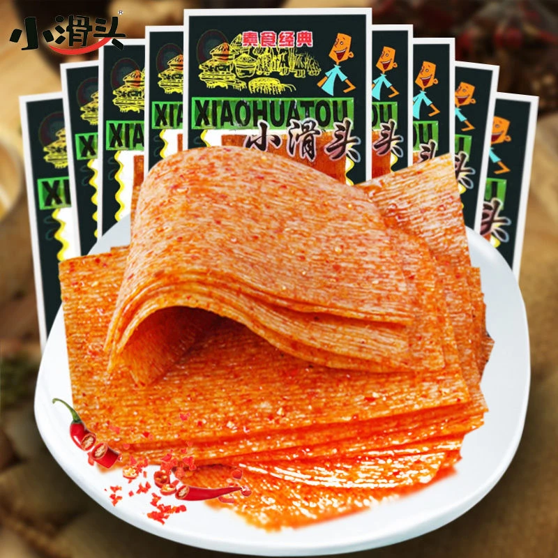 小滑头辣条袋90回忆儿时怀旧面筋辣片麻辣味小零食小吃休闲食品