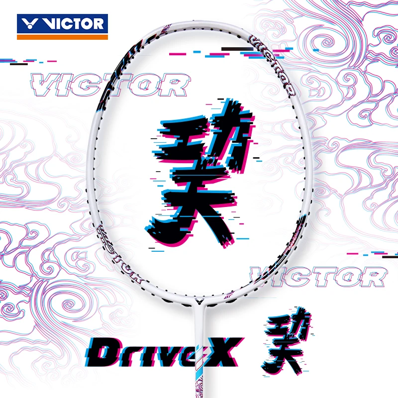 VICTOR/威克多羽毛球拍单拍碳纤维全面型驭功夫胜利羽毛球拍DX-巭