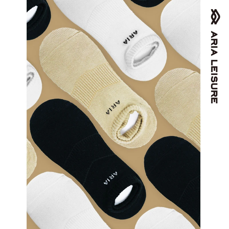 【3双装】ARIALEISURE超薄跑步运动短舒适短筒时尚女袜袜子