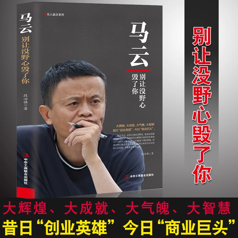 马云:别让没野心毁了你 电商教父 人物传记青少年高中励志书籍