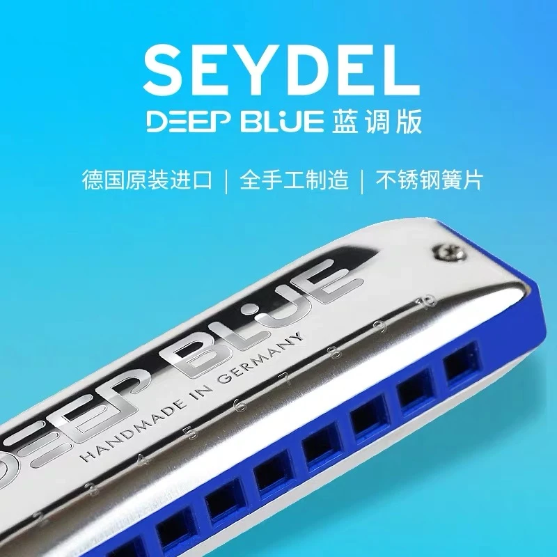 SEYDEL赛德十孔口琴布鲁斯蓝调PADDY音阶C调初学者口琴
