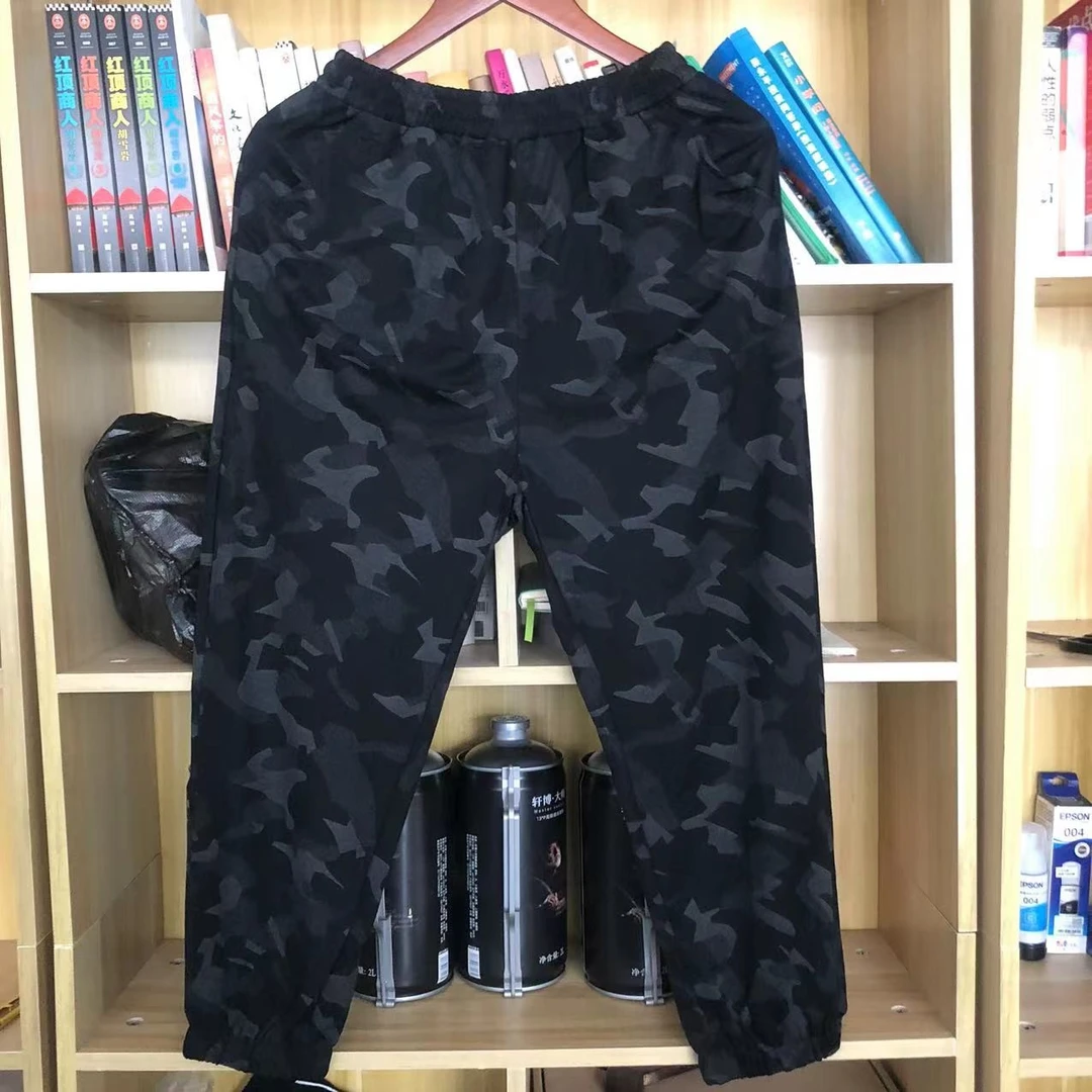 胖男童加肥加大薄长裤迷彩运动高腰时尚大童大码舒适宽松kz-3511